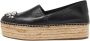 Miu Pre-owned Leather flats Black Dames - Thumbnail 1