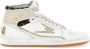 MOA Master OF Arts Leopard High Master Sneakers White Dames - Thumbnail 1