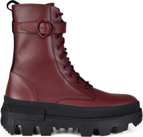Moncler Boots Red Dames