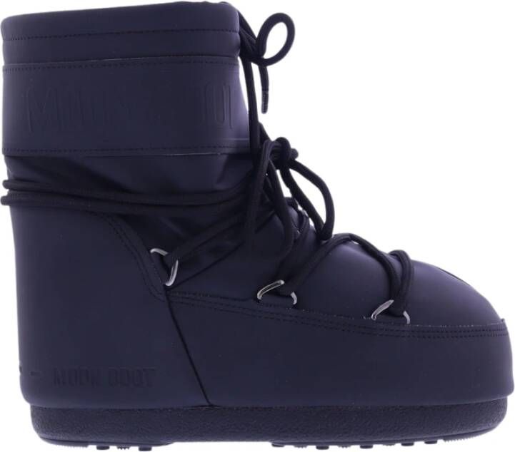 Moon boot Lage Rubberen Icon Sneakers Black Dames