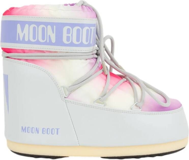 Moon boot Icon Low Tie Dye Glacier Laarzen Gray Dames