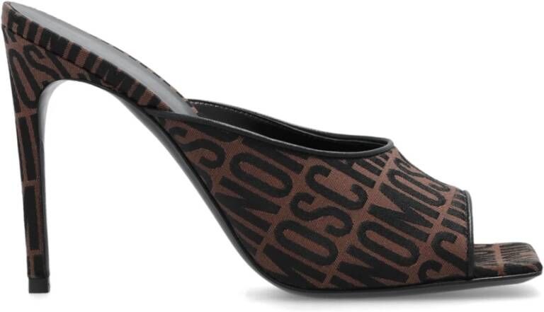 Moschino Heeled mules Brown Dames