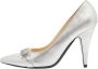 Moschino Pre-Owned Pre-owned Leather heels Gray Dames - Thumbnail 1