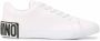 Moschino Witte Leren Sneakers met Logo Hak White - Thumbnail 1