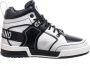 Moschino Leren Sneakers Upgrade Stijlvol Casual Cool Black Heren - Thumbnail 7