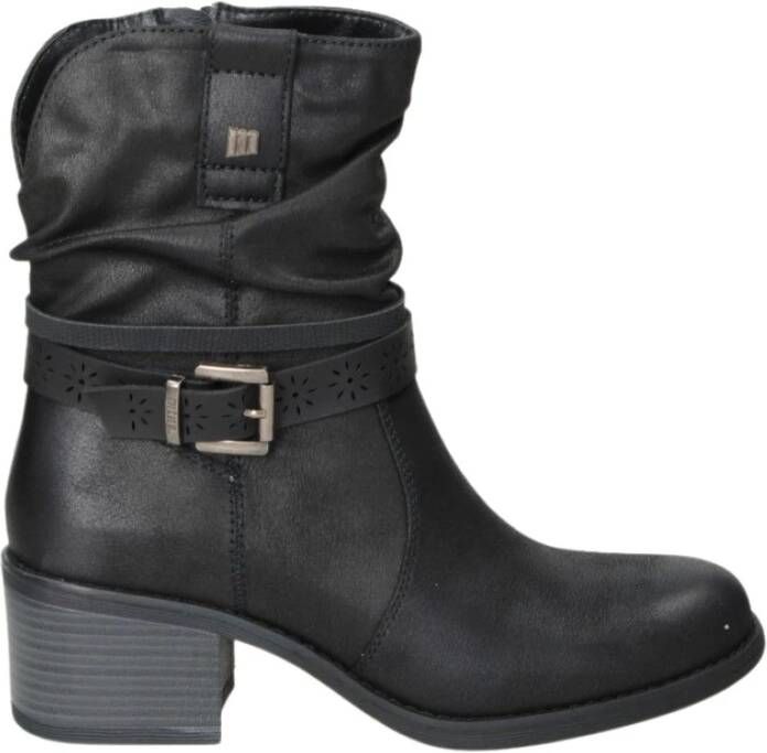Mtng Heeled Boots Black Dames