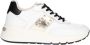 Nerogiardini Witte Leren Sneakers met Gouden Inzetstukken White Dames - Thumbnail 1