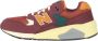 New Balance Sneakers van leer en stof met logo detail Red Heren - Thumbnail 4