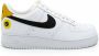 Nike Air Force 1 '07 Lv8 White Black Dark Sulfur Opti Yellow Schoenmaat 39 Sneakers DM0118 100 - Thumbnail 4