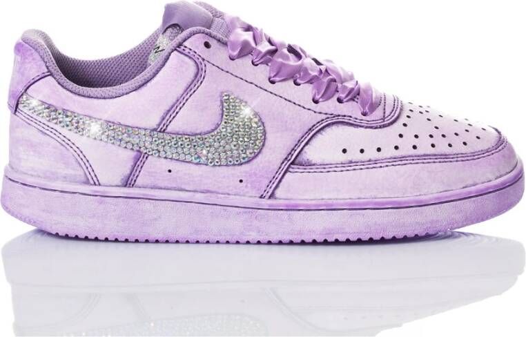 Nike Handgemaakte Paarse Sneakers Purple Dames