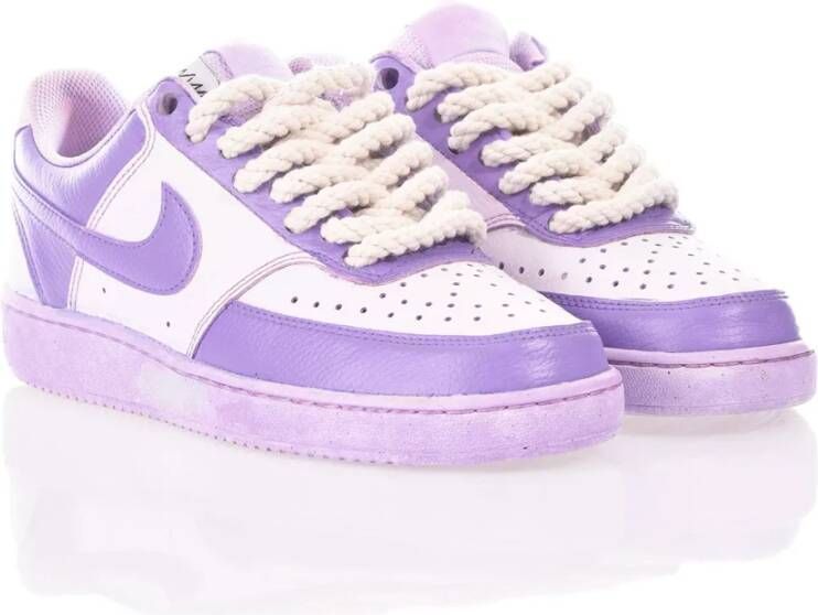 Nike Handgemaakte Paarse Sneakers voor Vrouwen Purple Dames