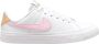Nike court legacy chk sneakers wit roze dames - Thumbnail 1