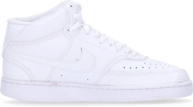 Nike Witte Court Vision Mid Sneakers White Dames