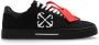 Off White Zwarte Canvas Pijl Geborduurde Sneakers Black Heren - Thumbnail 1