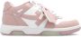 Off White Roze Wit Roze Leren Sneakers Pink Dames - Thumbnail 1