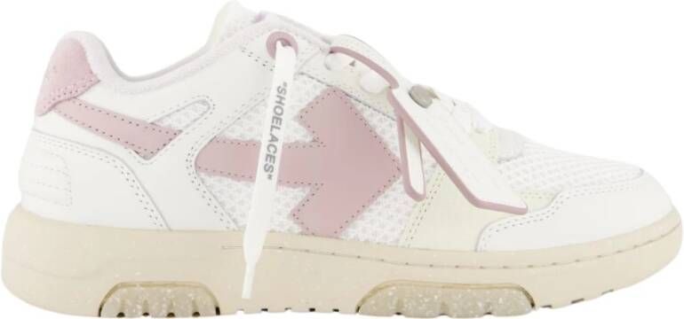 Off White Slim Out Of Office Wit Roze White Dames