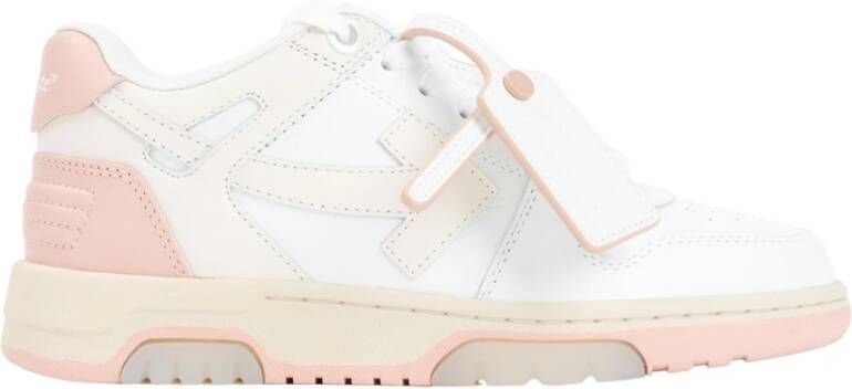 Off White Witte Roze Sneakers Ss24 White Dames