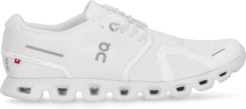 ON Running Witte Tech Stof Sneakers voor Mannen White Heren