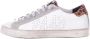 P448 Witte Leren Sneakers met Luipaardprint Multicolor Dames - Thumbnail 1
