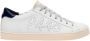 P448 Witte Blauwe Bjohn Sneakers White Heren - Thumbnail 2