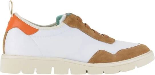 Panchic Heren Slip-On Sneakers Wit Bruin Oranje White Heren