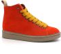 Panchic Oranje Suède Sneakers Brede Veters Orange Heren - Thumbnail 1