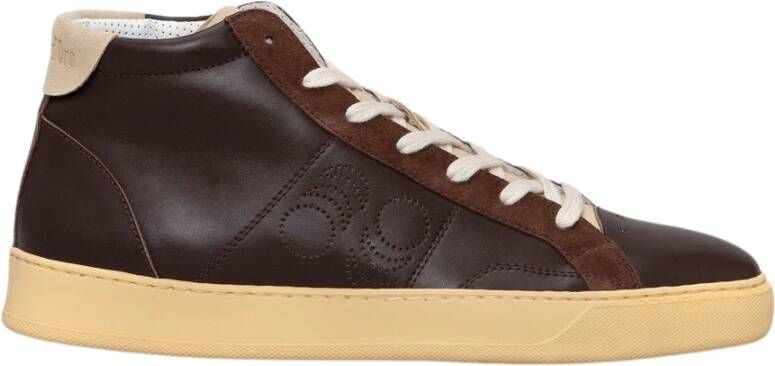 Pantofola D'Oro Bruine Sneakers voor Heren Brown Heren