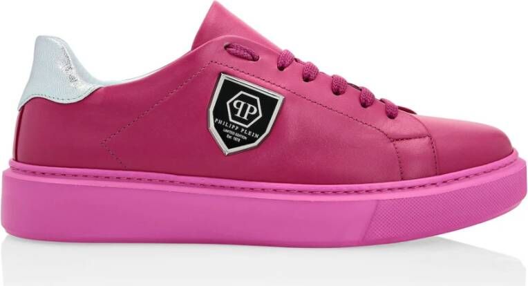 Philipp Plein Beperkte editie lo-top sneakers Pink Dames