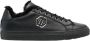Philipp Plein Hexagon Lo-Top Zwarte Sneakers Black Heren - Thumbnail 1