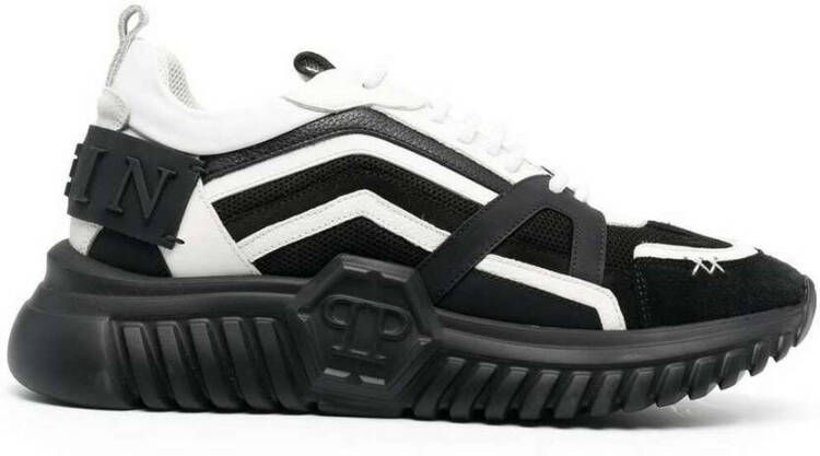 Philipp Plein Exagon Runner Sneakers voor Heren Zwart Heren