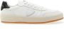 Philippe Model Nicetomaia Leren Sneakers Wit Zwart White Heren - Thumbnail 1