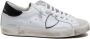 Philippe Model Witte Leren Sneakers met Iconisch Zij Schild White Heren - Thumbnail 1