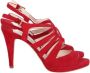 Prada Vintage Pre-owned Suede sandals Red Dames - Thumbnail 1