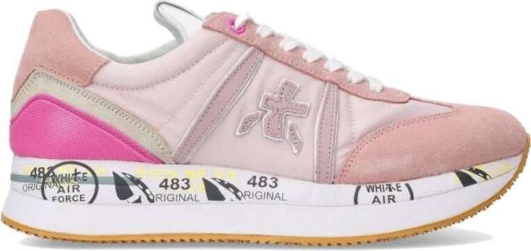 Premiata Roze Fuchsia Sneakers Pink Dames