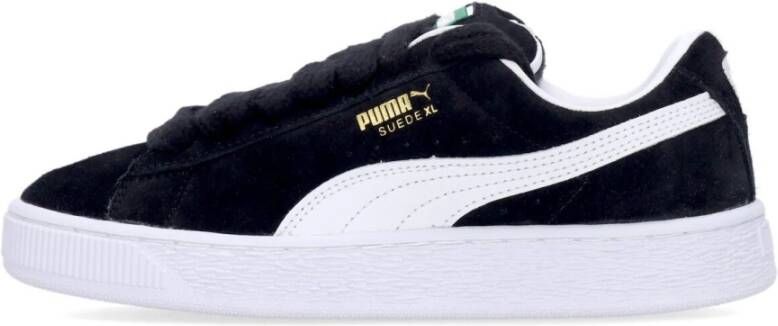 Puma Zwart Wit Suede XL J Sneaker Black Dames