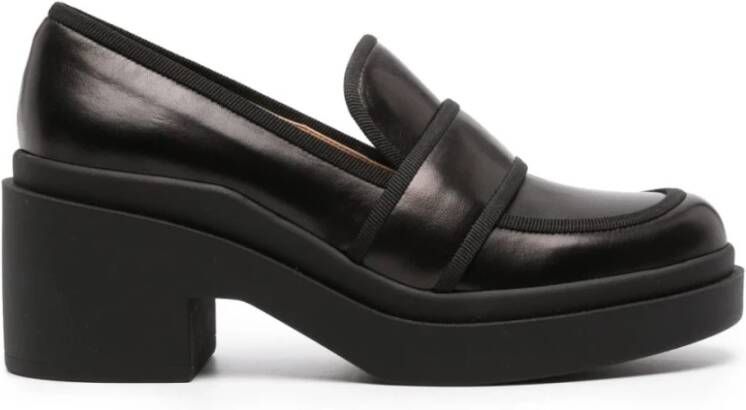 Roberto Festa Block Heel Loafers voor vrouwen Black Dames