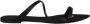 Saint Laurent Luxe Satin Almond Toe Slides Black Dames - Thumbnail 1