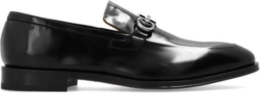 Salvatore Ferragamo Platte schoenen voor vrouwen Black Heren
