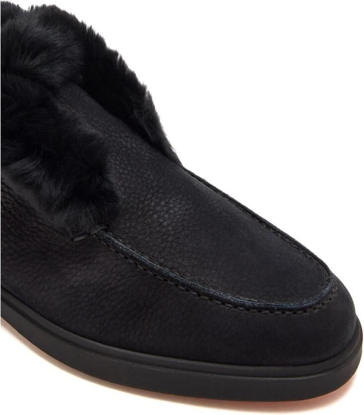 Santoni Suède Enkellaars