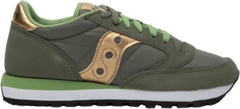 Saucony women's shoes suede trainers sneakers Jazz o Groen Dames