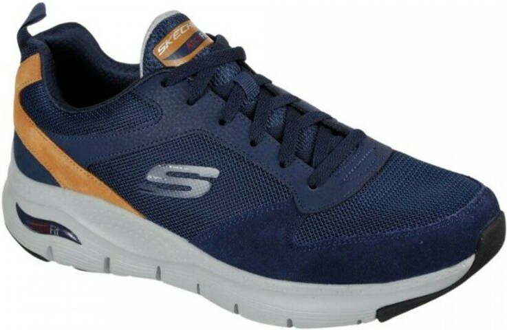 Skechers Fit Servitica Sneakers Blauw Heren