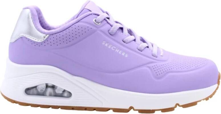 Skechers Scandal Sneaker voor Modieuze Vrouwen Purple Dames