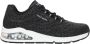 Skechers 2 In-Kat-Neato Sneaker met Air-cooled Memory Foam Zwart Heren - Thumbnail 1