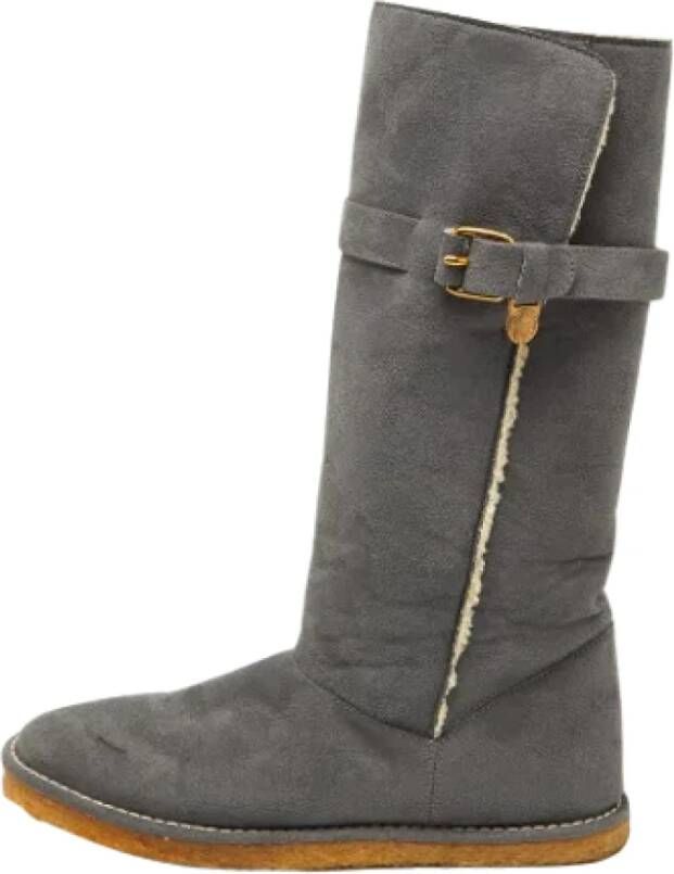 Stella McCartney Pre-owned Fabric boots Gray Dames