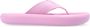 Stella Mccartney Air Slides Rubberen Zool Logo Detail Pink Dames - Thumbnail 1