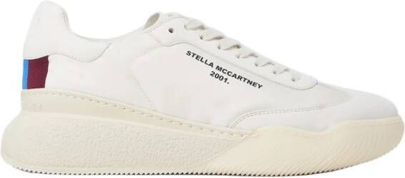 Stella Mccartney Sneakers met dikke zool en veters Wit Dames