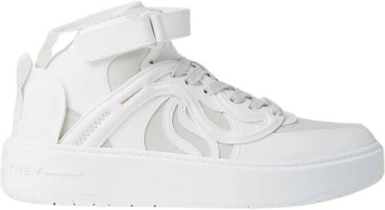 Stella Mccartney Sneakers Ice Coloured S Wave 2 High-Top Sneakers in wit