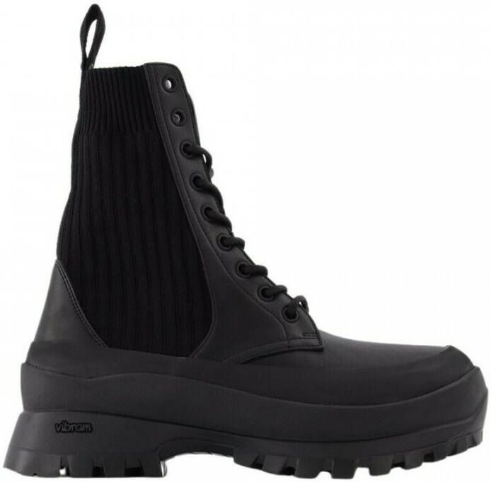 Stella Mccartney Trace Sm35A Boots in Black leather Zwart Dames