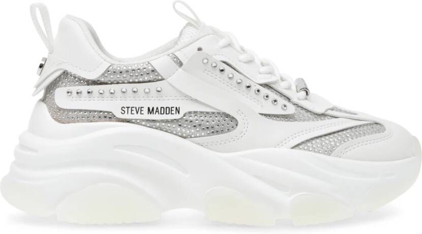 Steve Madden Dames Possesionr Sneakers Wit Dames