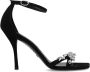 Stuart Weitzman Pumps & high heels Nudist Vow 100 Sandal in zwart - Thumbnail 1